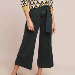 Anthropologie Dark Gray Cropped Pants